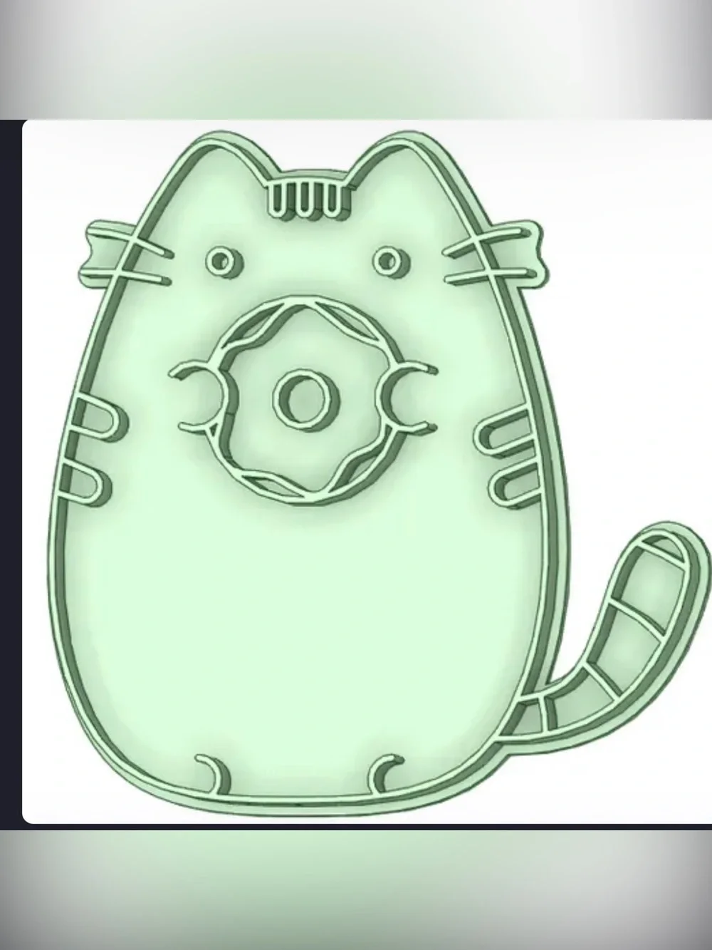 Pusheen cookie cutter